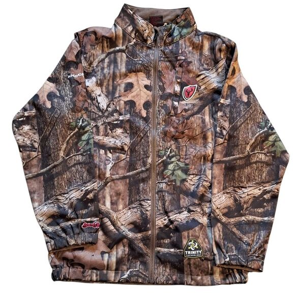 Scent Blocker Womens Knock Out Camo Hunting Zip-Up Real Tree Jacket Large Multi - Picture 5 of 17